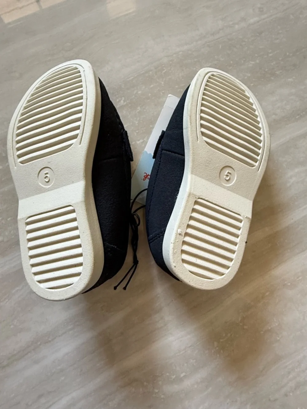 Cat & Jack little boys size 5 Suede Slip-On Loafers in Blue nwt